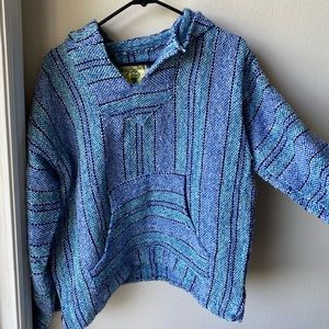 earth ragz baja poncho